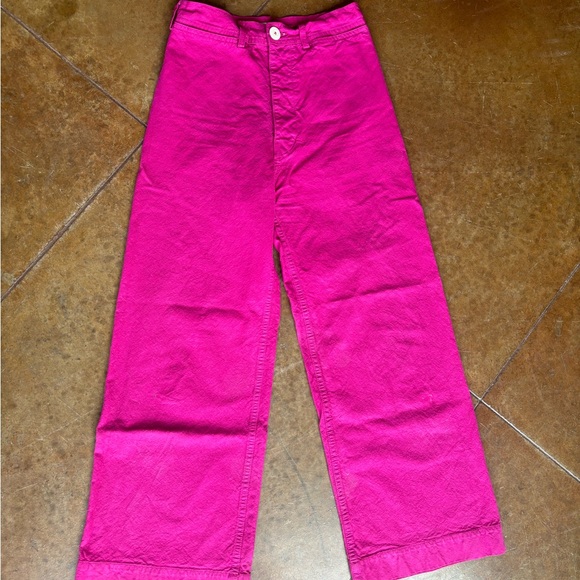 Jesse Kamm sailor pant dragonfruit. size 6 - Picture 2 of 3